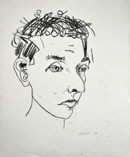 Balkenhol, Großer Kopf. 1994. [Signierte Original-Lithografie].