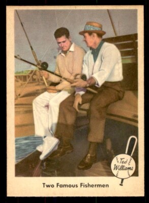 1959 Fleer Ted Williams Baseball #67 Two Famous Fishermen NM/MT | eBay