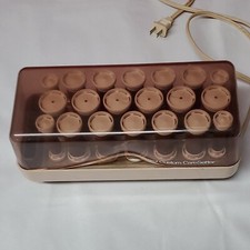 Clairol Custom CareSetter KF-20 Velvet Flocked Hot Rollers Hair Curlers Working