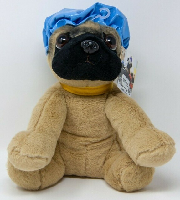 Doug the Pug Puppy Dog Blue Shower Cap Plush Stuffed Animal Tan NWT | eBay