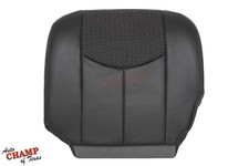 2003-2004 Chevy Avalanche Lt Z71 Z66 -driver Side Bottom Leather Seat Cover Gray