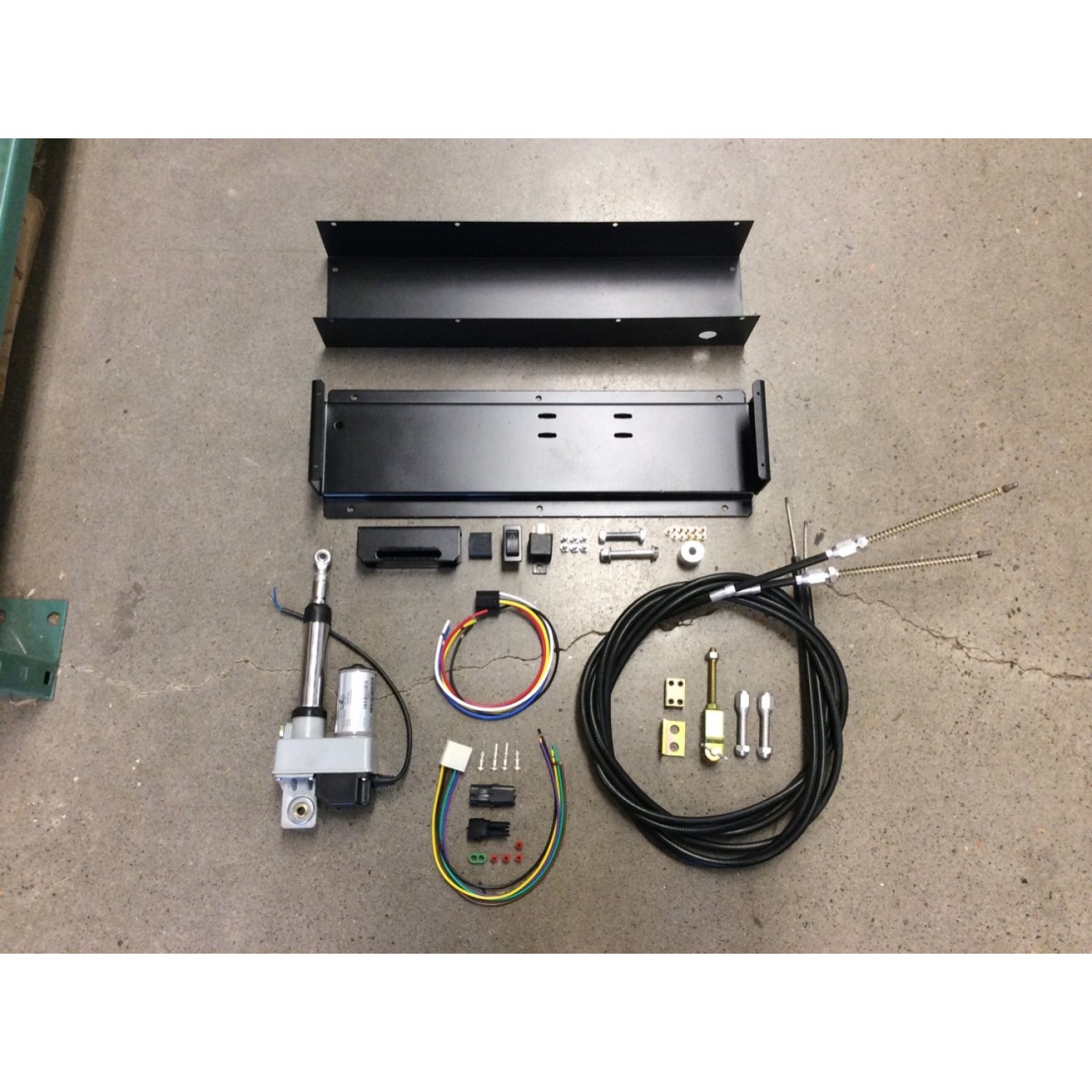 PushButton Electrical Emergency Brake Kit with Cables parking ebrake