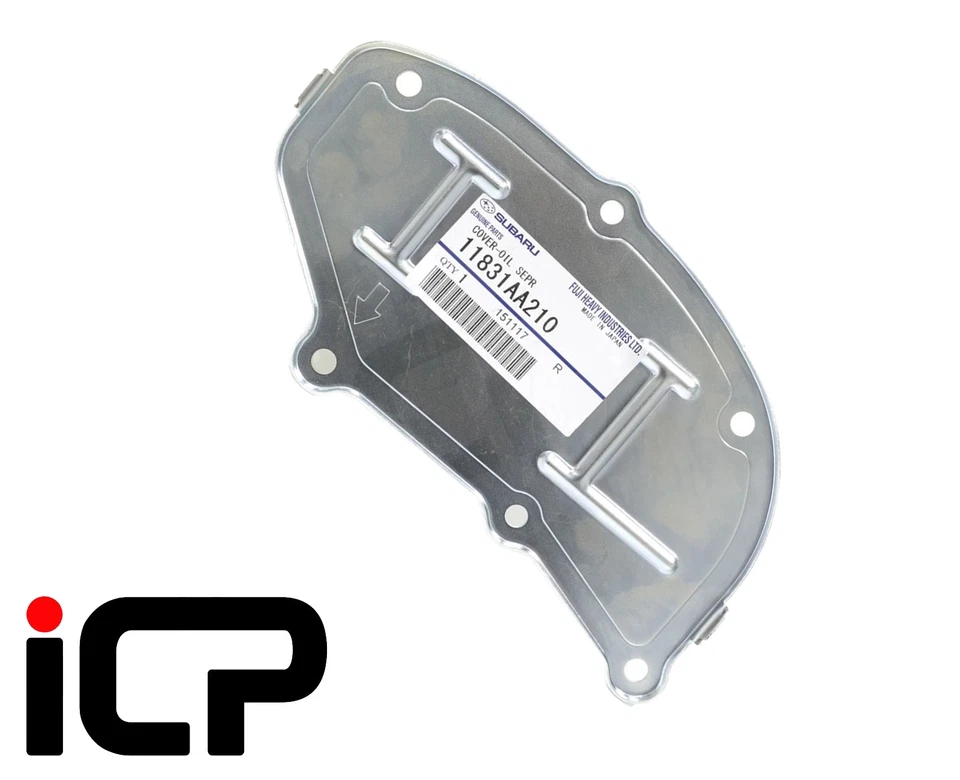 Oil Separator Back Cover Plate & Bolts 11831AA210 Fits Impreza Forester Legacy - Image 3 of 4
