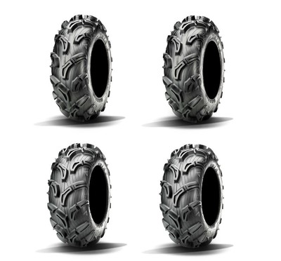 Full Set Of Maxxis Zilla Bias 25x8-12 And 26x11-14 Tires (4)