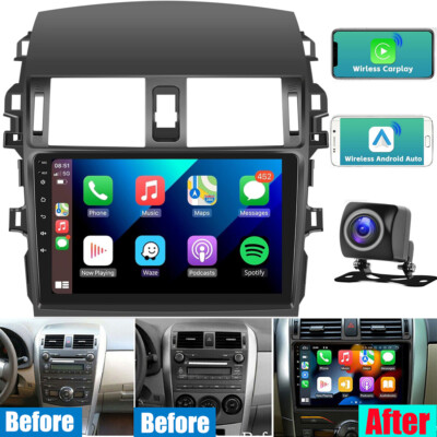 Car Radio Stereo Carplay For 2009-2013 Toyota Corolla 2+32G FM  wifi