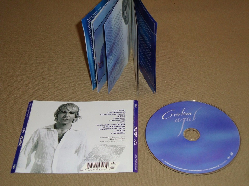 Cristian Castro Azul 2001 Bmg Cd Mexico | eBay