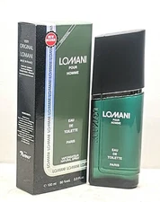 LOMANI POUR HOMME 3.3 FL OZ 100 ML EAU TOILETTE SPRAY For Men ORIGINAL IN BOX