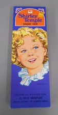 Shirley Temple Paper Doll by Whitman with 23 Piece Wardrobe, Boxed, New, Uncut
