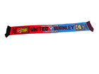 MANCHESTER UNITED V BURNLEY FOOTBALL SCARF - MAN UTD