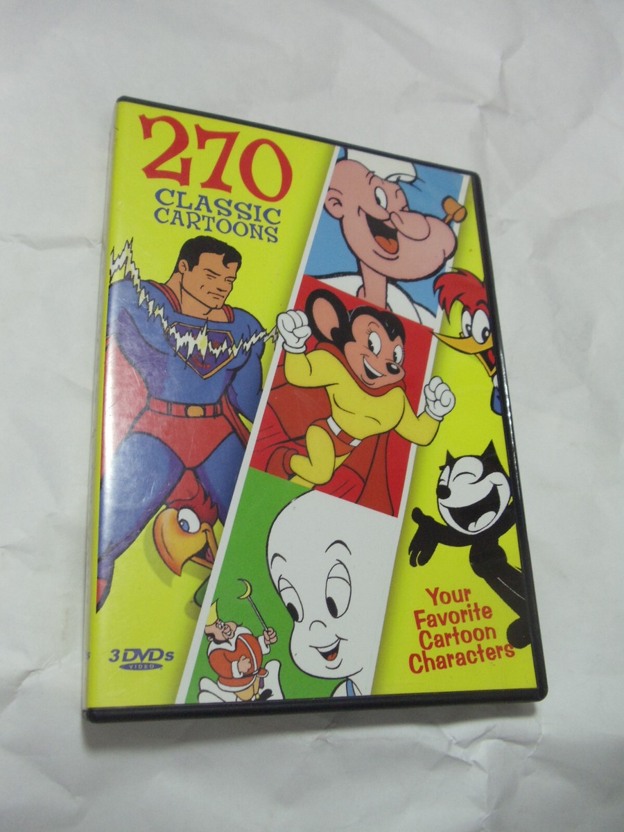 Classic Cartoons (1 DVD out of 3 DVD Set, originally 270 Classic