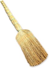 TRADITIONAL UNIQUE AMERICAN HAND MADE CORN SWEEPING BROOM STABLE YARD BRUSH NEW