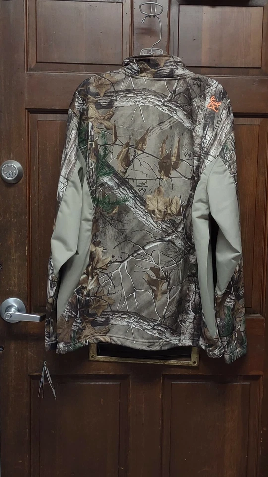 NWT REALTREE XTRA Full Zip Softshell Camo Jacket Men's Size XL Bushmaster - Image 2 of 4