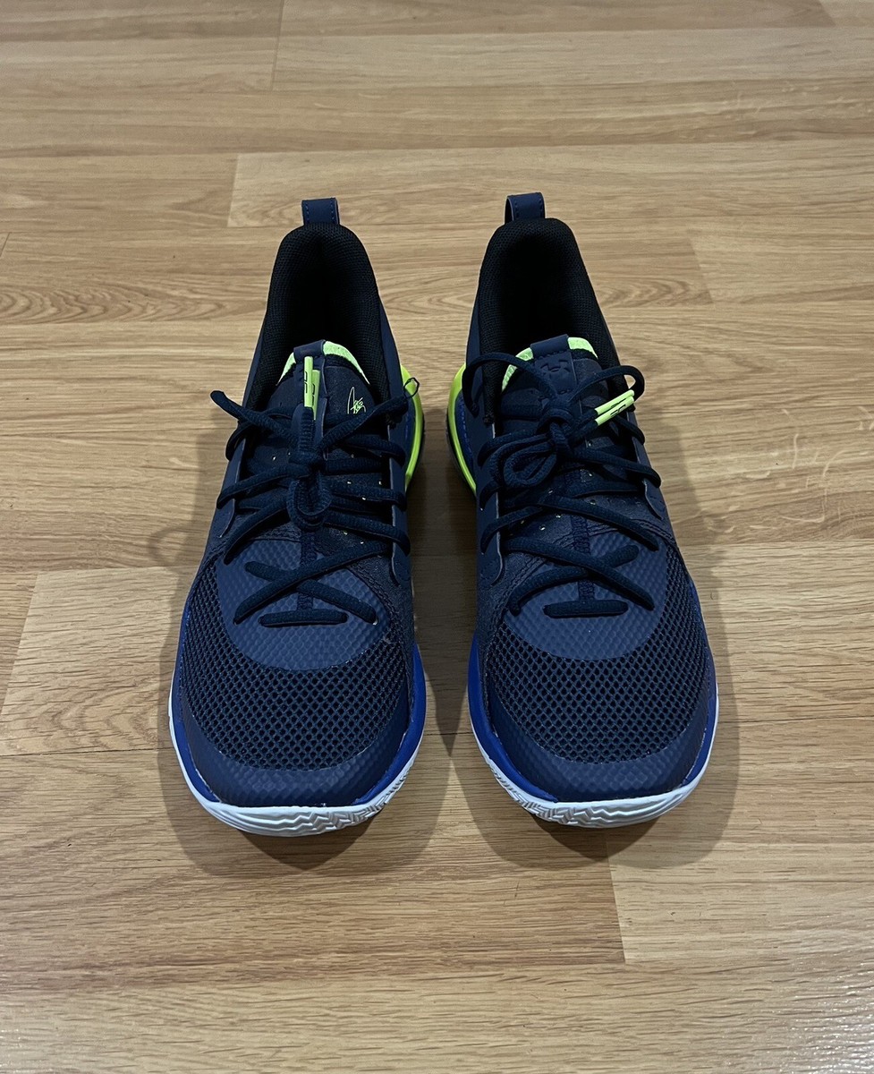 Under Armour GS Curry 7 Dub Nation Navy Blue 3022113-405 Boy's
