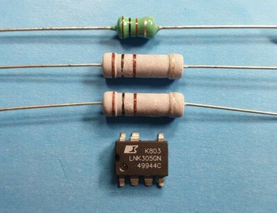 LNK305GN +2 Widerstanden 100 Ohm 3W + HF Drossel 1000µH Whirlpool, AEG, Bauknech