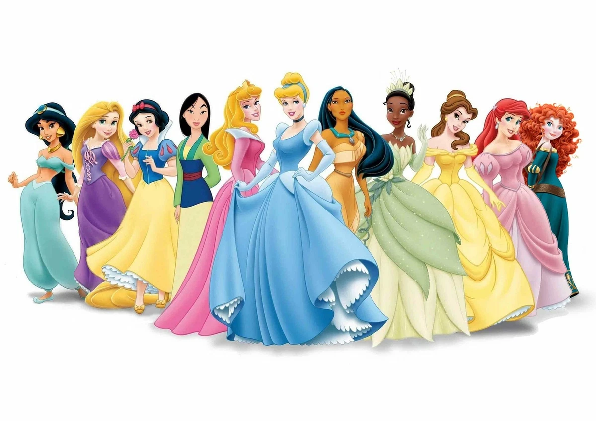 DISNEY CHARACTERS - Princess Poster Picture Print Sizes A5 to A0 *FREE  DELIVERY* | eBay