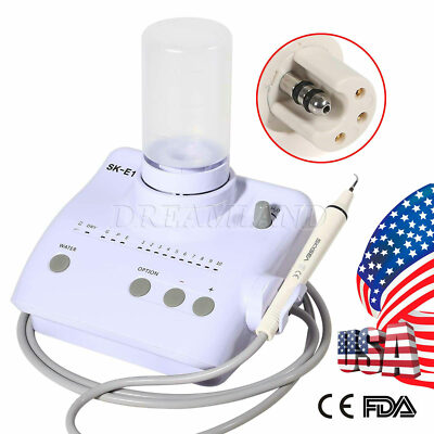 Clinic Dental Portable Ultrasonic Scaler w/ Clean Handpiece Bottles fit EMS UYZ