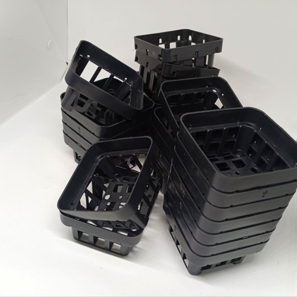 Vanda Orchid Mesh Pots Net Baskets Black Plastic Hydro Air Plant Décor