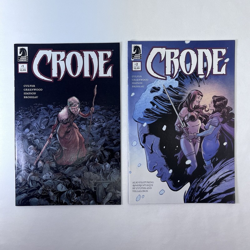Crone Issue #1-2 (Dark Horse Comics 2019) Fiction Comic Book Lot of 2 Collect