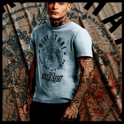 Muay Thai T-shirt 8 Limbs Thai boxing yantra deity Thai Boxer Martial Arts tee