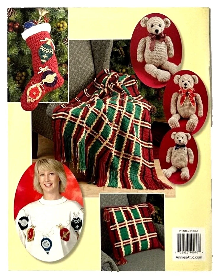 Feriado Annie's Attic/Natal Boneco/Brinquedo Padrões de Crochê e tricô