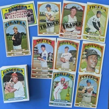 1972 Topps Baseball - High Number Pick One (#657-#787)    UPDATED 9/10