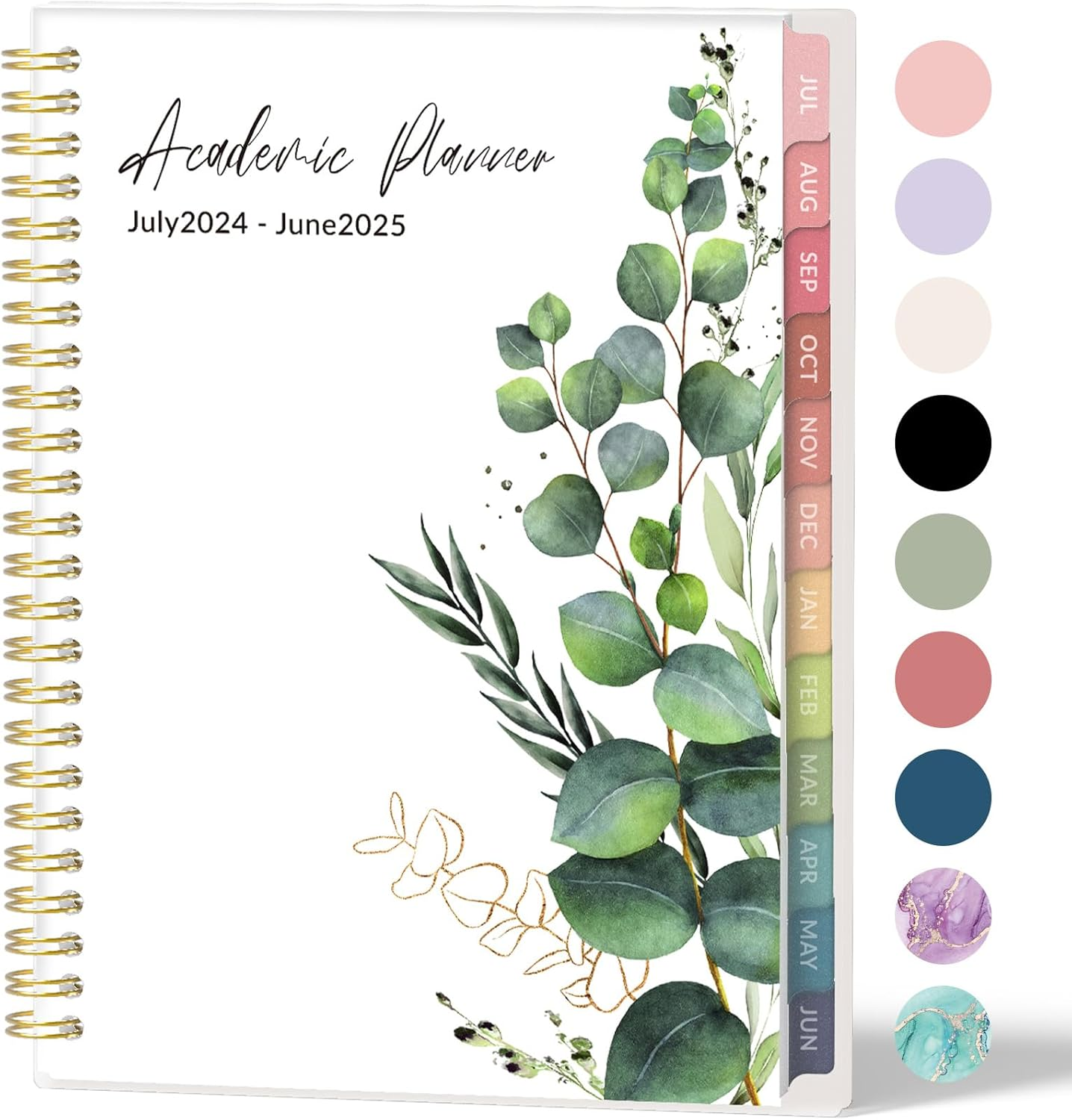 Academic Planner 2024-2025, Weekly & Monthly Planner (July 2024 - June 2025), 6