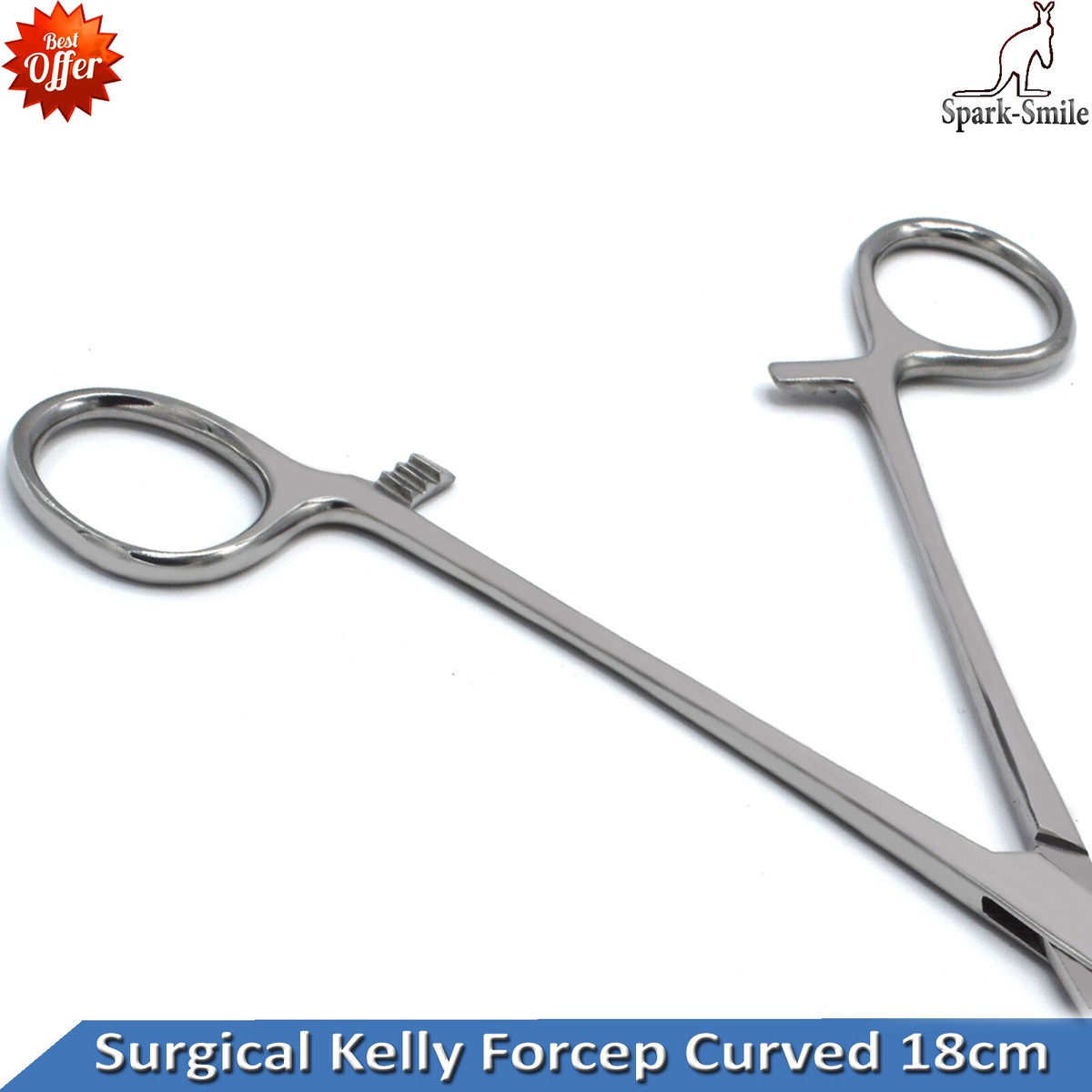 Surgical Kelly Locking Artery Forceps Straight Hemostatic Needle - Foto 6