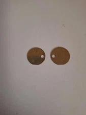 (2) NOS OMC Lawn-Boy Mower Carburetor Throttle Plate Blades. Part 609632