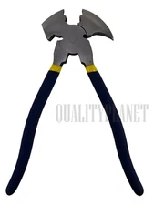 Fence Pliers 10.5" In Multi Purpose Wire Cutter Fence Hammer Heavyduty Tool