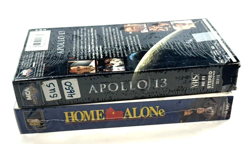 2 Video Cassette VHS Movies - as Shown Home Alone Apollo 13 - Image 3 of 3