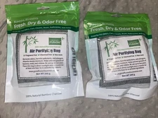 Grand Fusion 100% Natural housewareBamboo Charcoal Purifying  Bag Pack Of 2