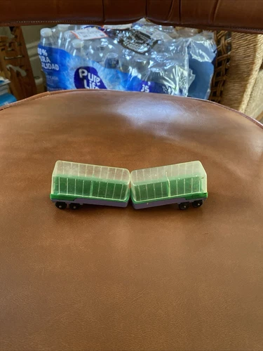 2 Vntg Trailer Truck Trailers For Hauling Animals Matchbox Car Size.