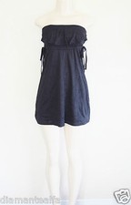 GUESS Women’s Burn Out Strapless Dress – Black sz XS