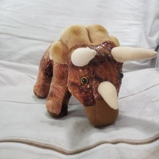 Douglas Triceratops Dinosaur Plush Stuffed Toy Shimmer Roar Sound 12 Inch 2016