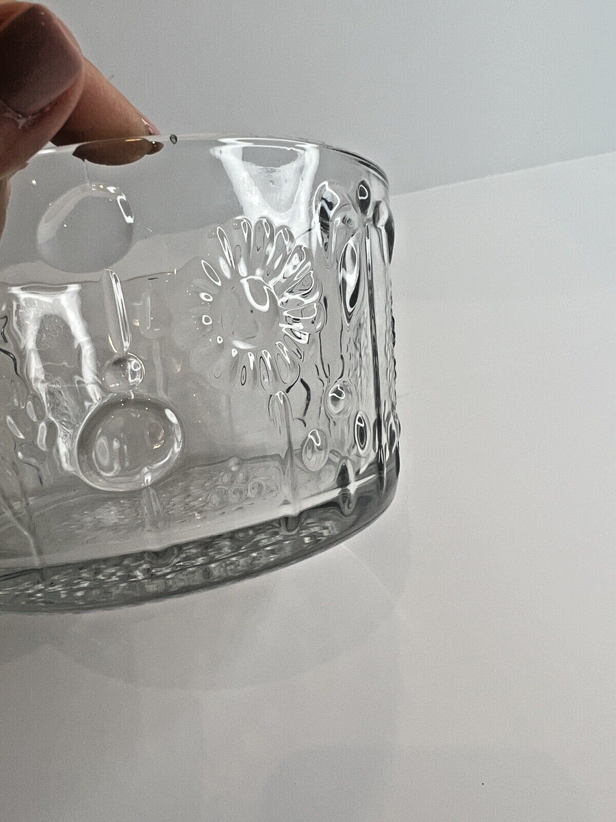 ARABIA アラビア Nuutajarvi Flora 26cm VINTAGE Nuutajarvi Iittala Arabia Finland Oiva Toikka Clear