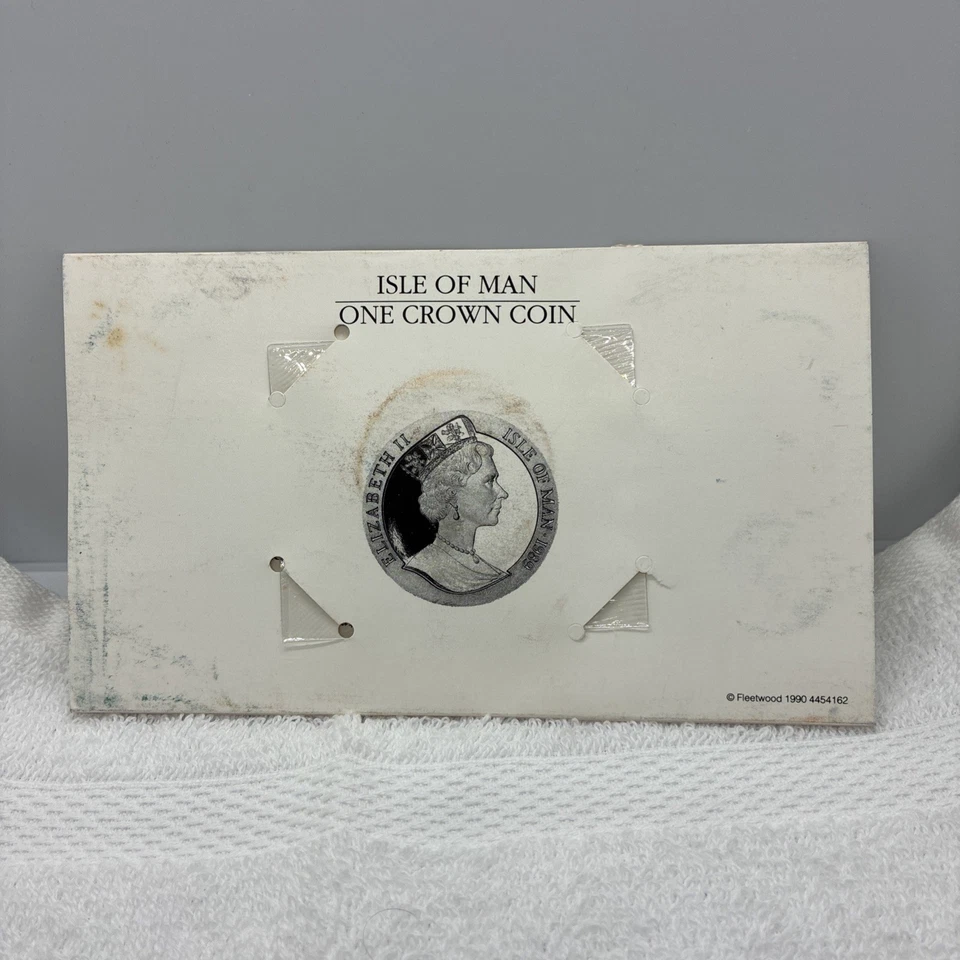 1990 Isle Of Man One Crown Coin Sesquicentennial Of The Penny Black - Image 2 of 4