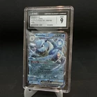 Pokémon Blastoise ex CGC 9 Double Rare Sv: Scarlet & Violet 151 009/165 Holo EX