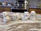 Shawnee Pottery Miniature Lot set of 4 that are MINT RARE find
