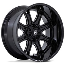 Fuel Darkstar 22x10 8x170 -18 Black Milled Wheels(4) 125.1 22" inch Rims