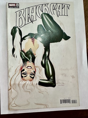 #ad BLACK CAT 1 NM NM GORGEOUS KRIS ANKA 1:25 INCENTIVE VARIANT MARVEL COMICS 2019 $6.39