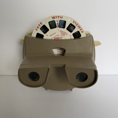 Vintage GAF View-Master Model H, Lighted, 1967 - 1981, Tested Works! W/ 2 Reels