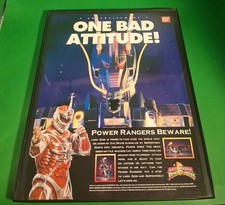 Serpentera Zord Power Rangers Lord Zedd Action Framed Print Ad 1995 8.5x11 