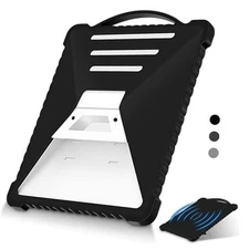 for Starlink Mini Case Cover, Liquid Silicone Protective Sleeve for Black