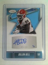 2026 Sage Football - 1 of 1 Auto - Autograph - Dillon Bell #1/1 (Georgia)