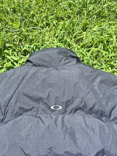 Oakley Software Hydro Fuel Down Puffer Jacket Black Large 90s Y2k Gorp Rare - Picture 5 of 7