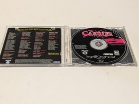 Carrier (Sega Dreamcast, 2000) Complete CIB W/ Manual