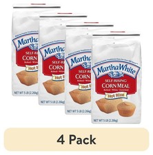 4 Pack Self Rising Corn Meal Mix W/ Hot Rize 5 Lb Bag