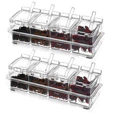 Seasoning Containers Spice Condiment With Lids Bar Supplies 2 PCS Candy Spice...