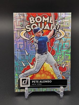 PETE ALONSO 2022 Donruss Bomb Squad Vector #BS-7 Holo Foil New York Mets