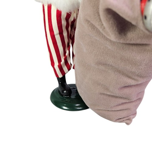Byers Choice Patriotic Santa Claus Caroler Toy Sack Stars Stripes Signd Figurine - Picture 5 of 11
